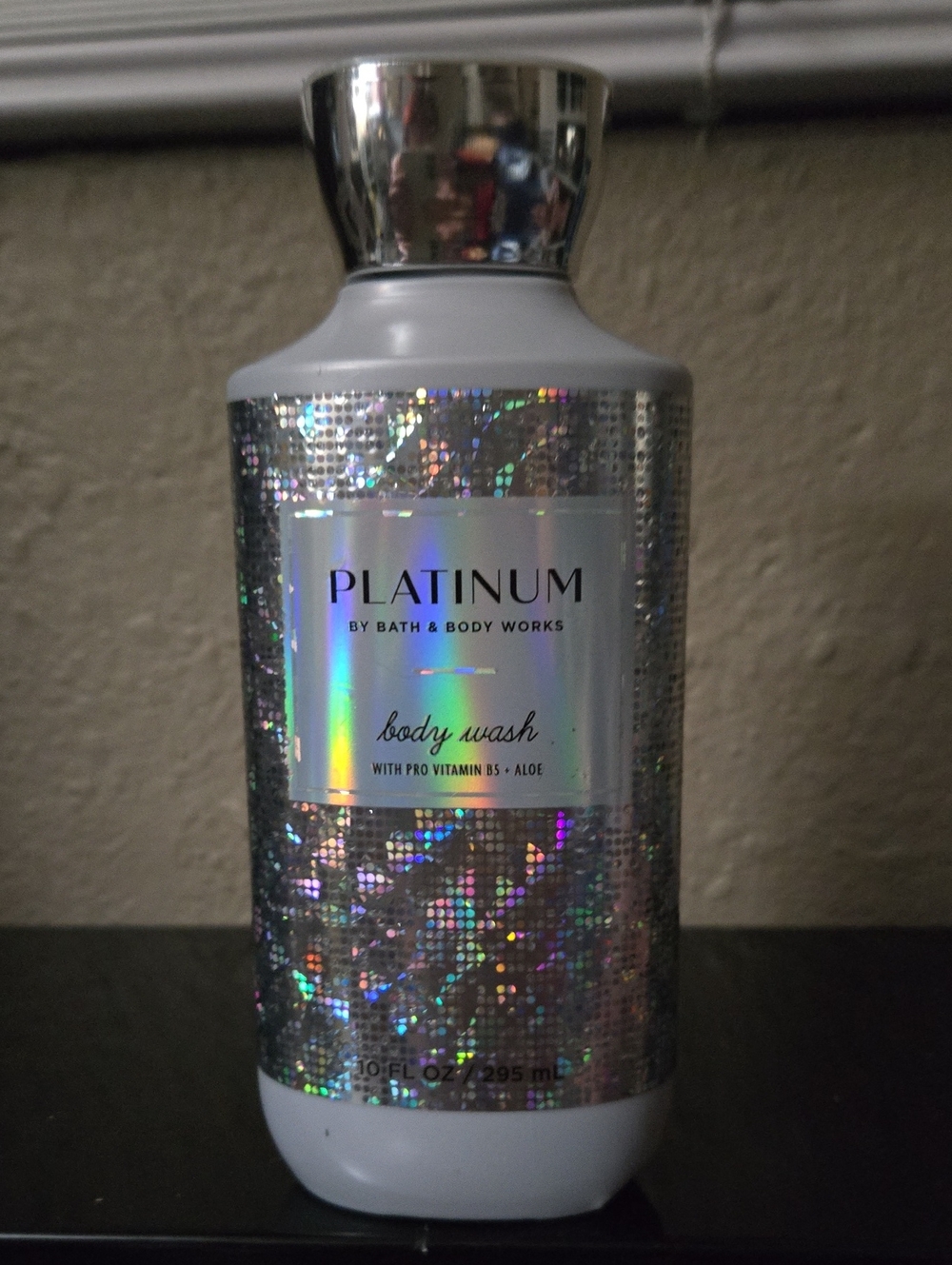 Bath & Body Works Platinum Body Wash - Silver Holographic Bottle